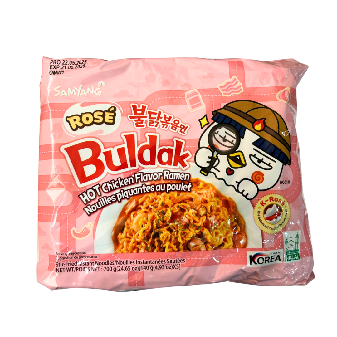 Samyang Buldak Hot Chicken Flavor Ramen (Rose) PACK 700g