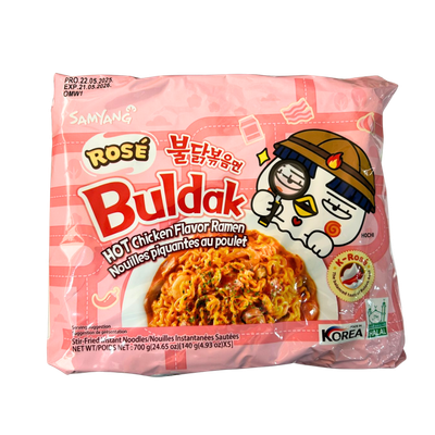 Samyang Buldak Hot Chicken Flavor Ramen (Rose) PACK 700g