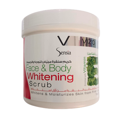 Vizo Sensia Face &amp; Body Whitening Scrub 700g