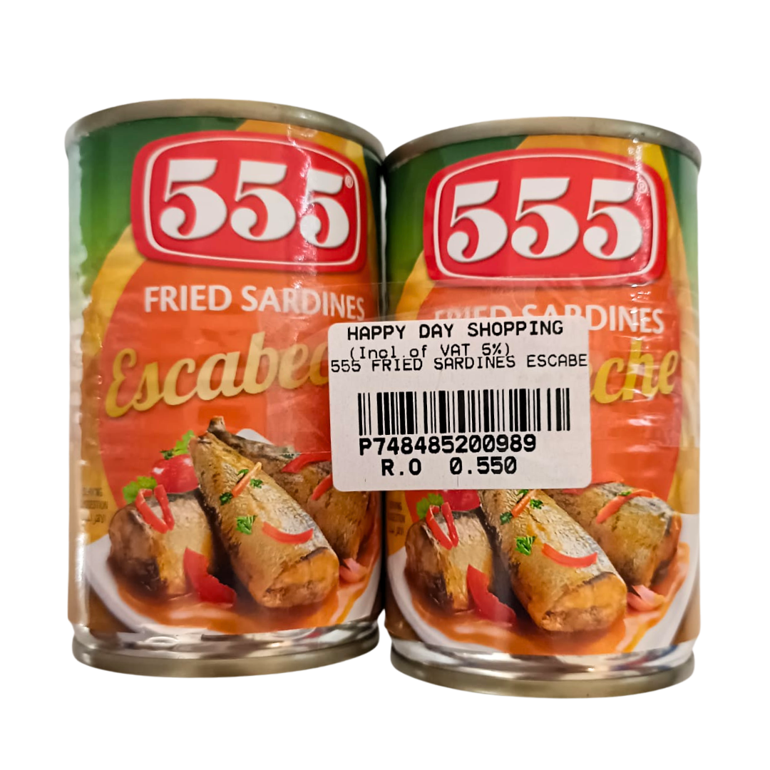 PROMO - 555 Fried Sardines Escabeche (2pc)