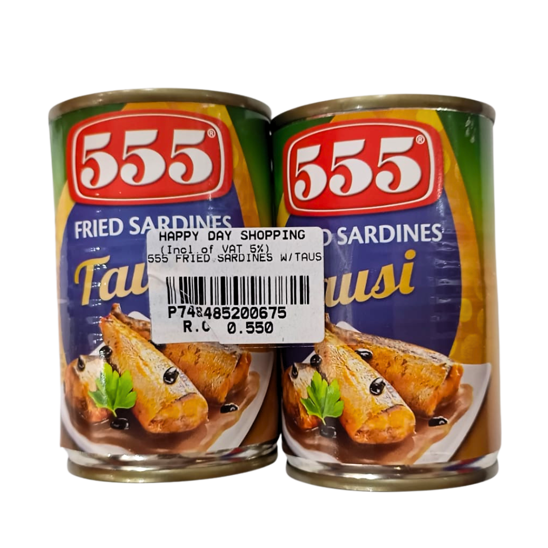 PROMO - 555 Fried Sardines Tausi (2pc)