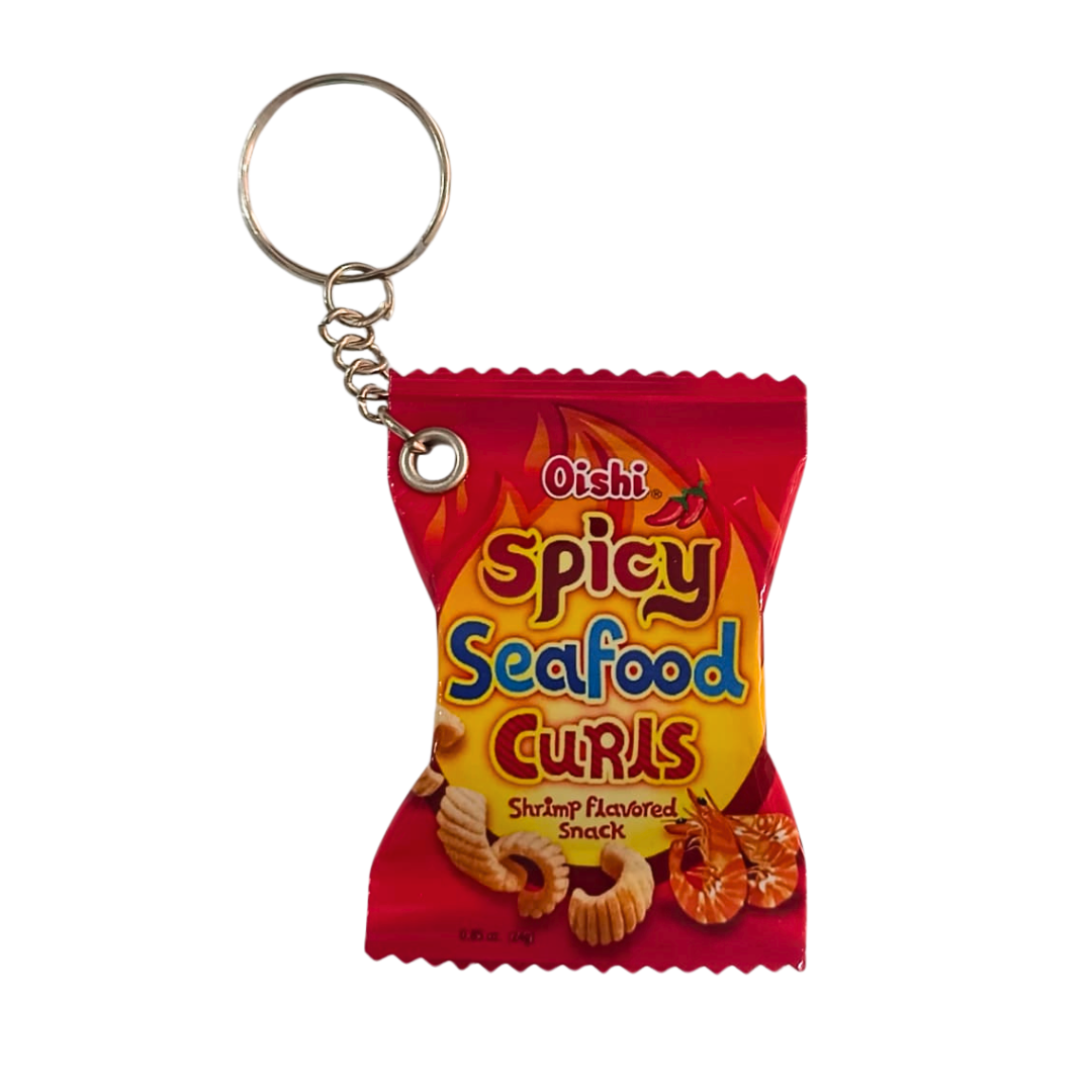 Keychain: Spicy Seafood Curls