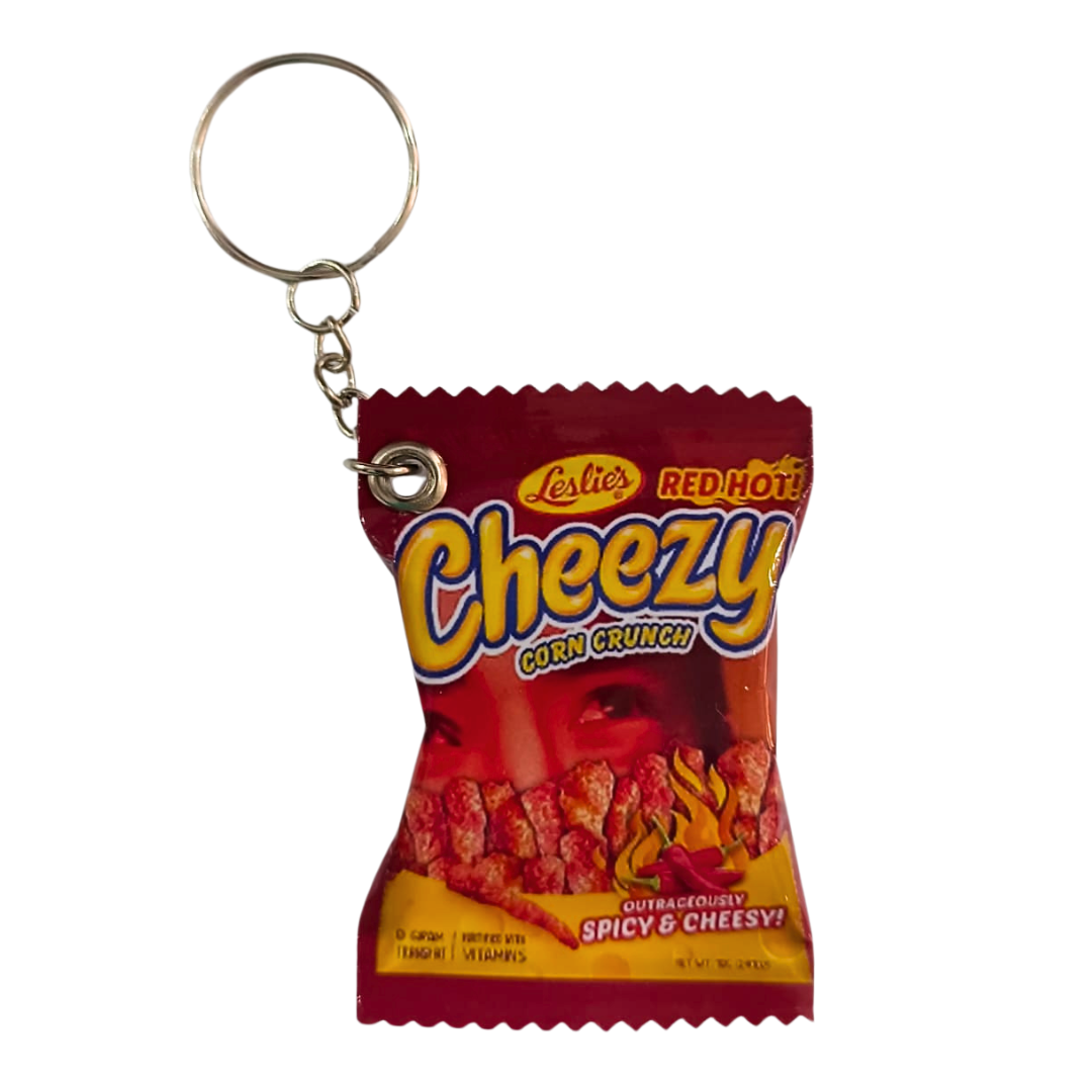 Keychain: Leslie Cheezy (red)