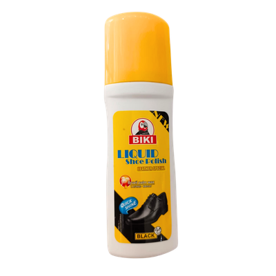 Biki Liquid Shoe Polish Black 75ml