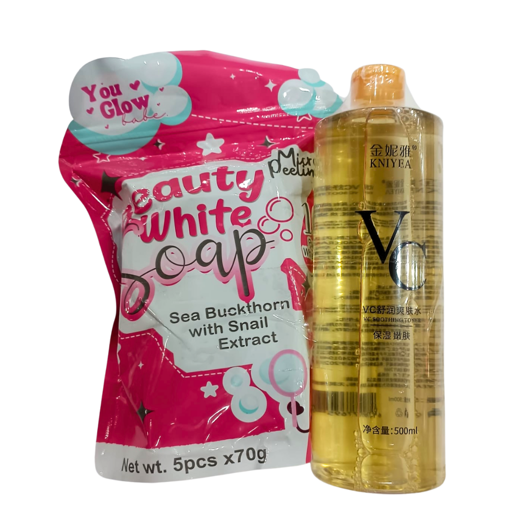 &#39;PROMO - Beauty White Soap + VC Toner