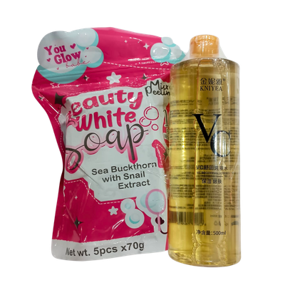&#39;PROMO - Beauty White Soap + VC Toner