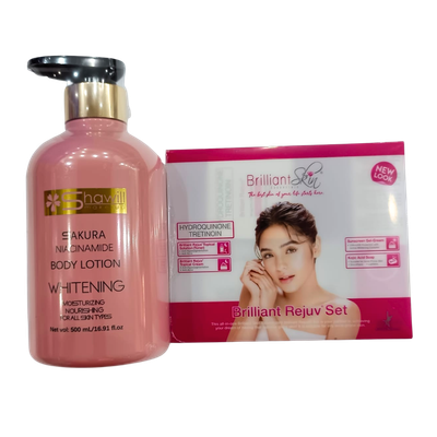&#39;PROMO - Brilliant Skin Set + Sakura Body Lotion