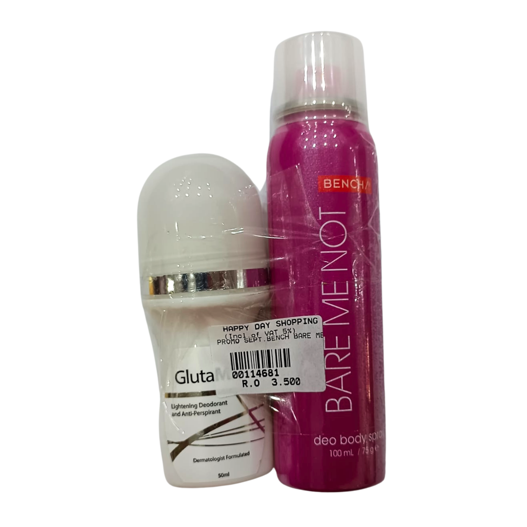&#39;PROMO - Bench Bare Me Not + GlutaMax Deodorant