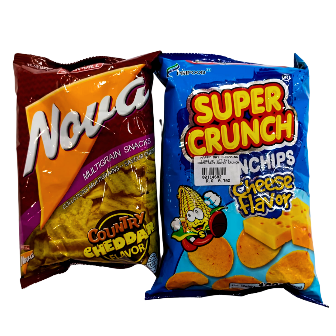 &#39;PROMO - Nova + Super Crunch Cheese Flavor