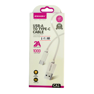 Esixon Charger USB A to Type C