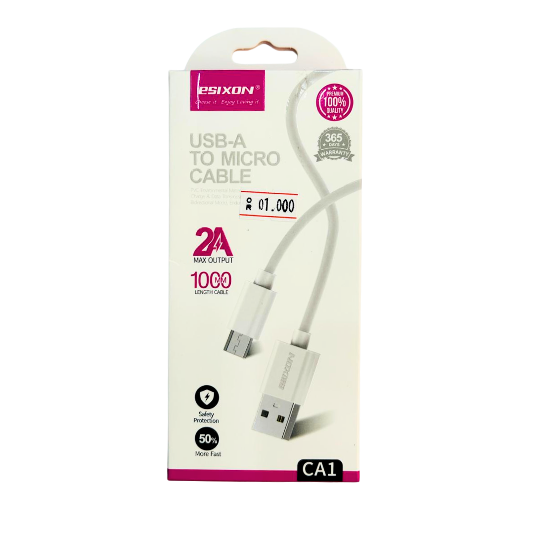 Esixon Charger USB A to Micro