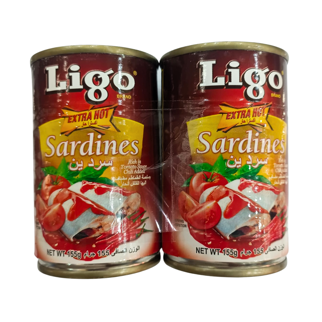 &#39;Promo - Ligo Sardines Extra Hot 155g (2pc)