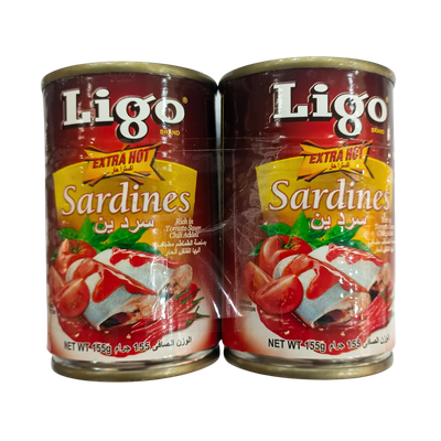 &#39;Promo - Ligo Sardines Extra Hot 155g (2pc)