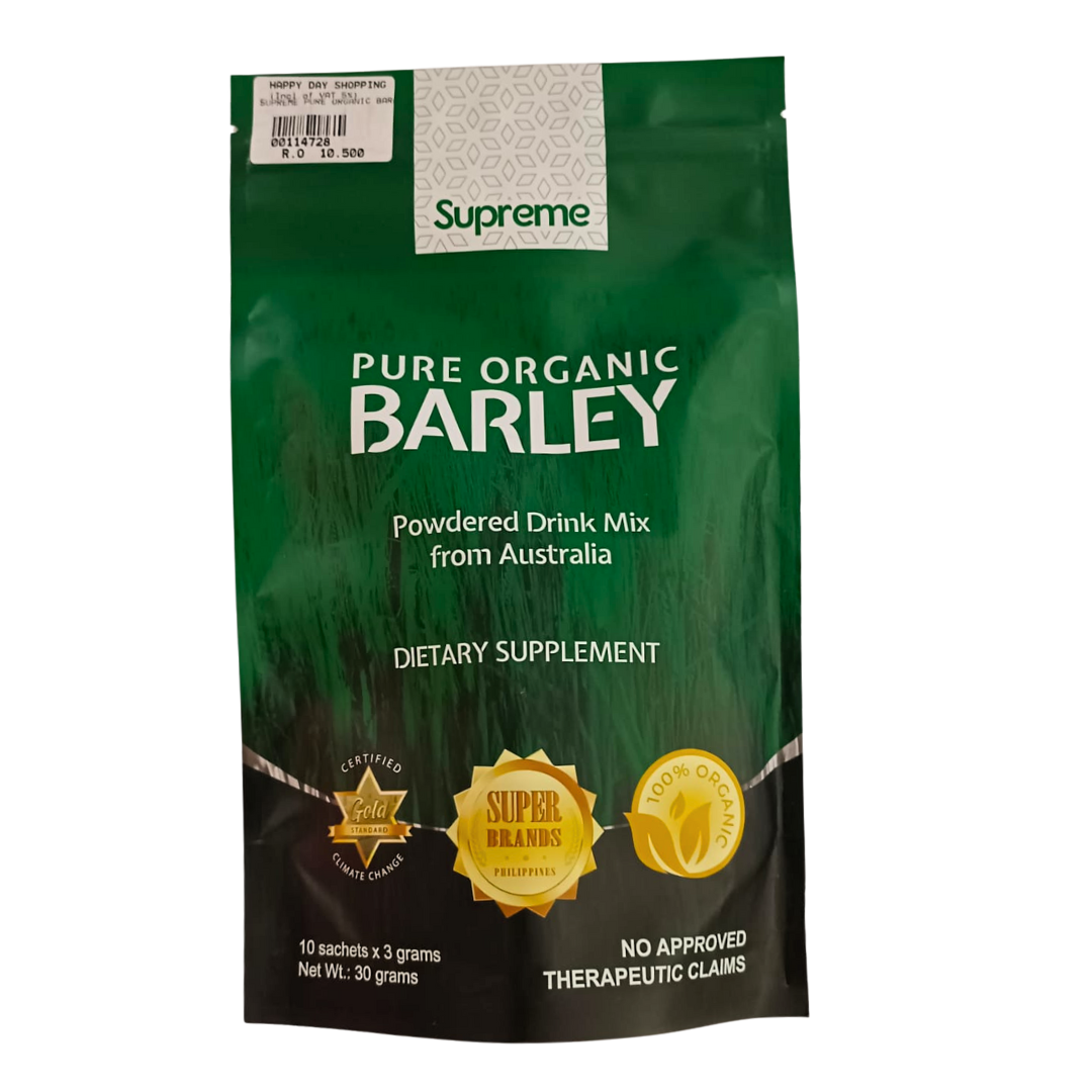 Supreme Pure Organic Barley Drink Mix (10 Sachets)