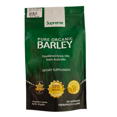 Supreme Pure Organic Barley Drink Mix (10 Sachets)