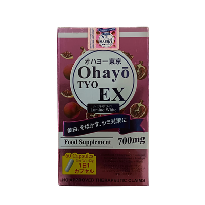 Ohayo Tyo Ex Lumine White 700mg (60pcs)