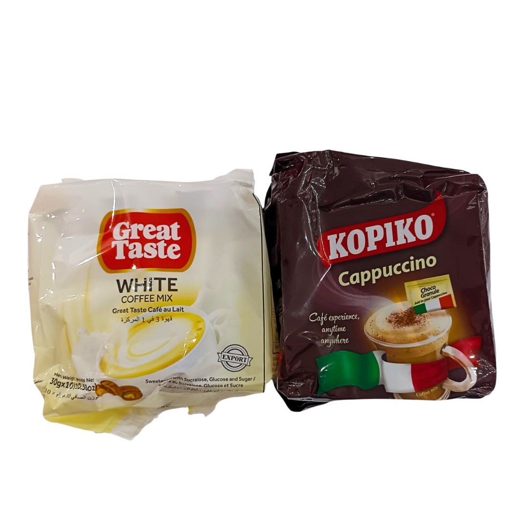 &#39;PROMO - Great Taste White Coffee Mix + Kopiko Cappuccino