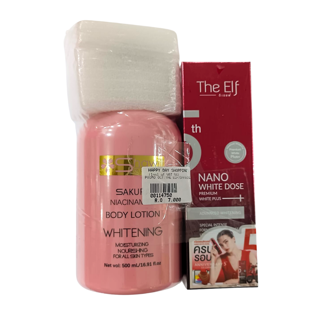 &#39;PROMO - Sakura Lotion + The Elf Nano White Dose