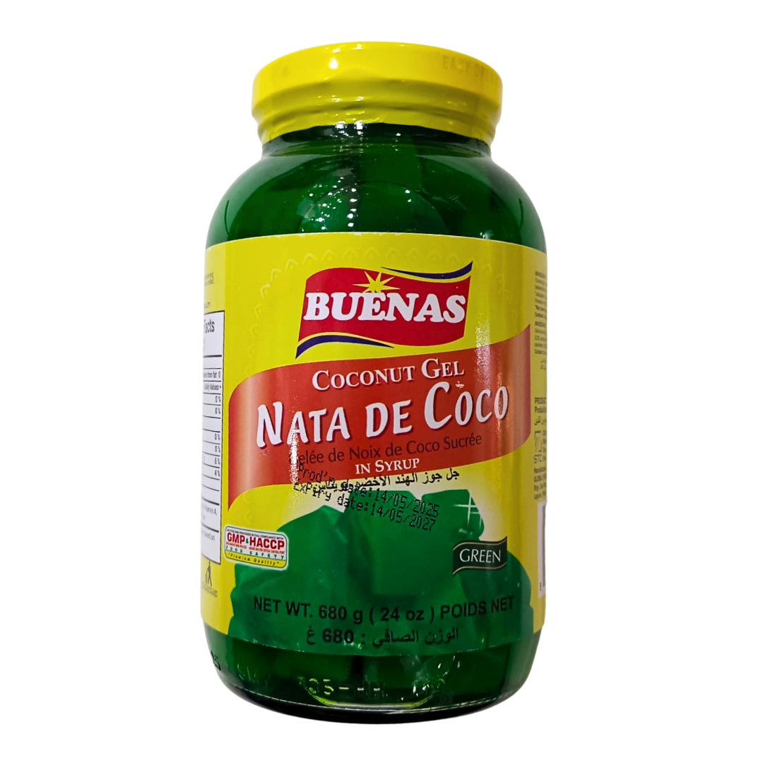 Buenas Coconut Gel Nata De Coco Green  210g