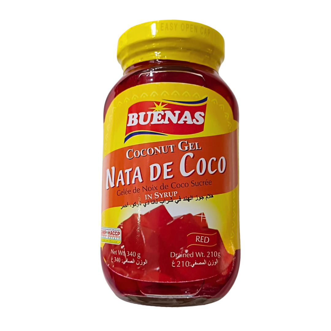 Buenas Coconut Gel Nata De Coco Red 210g