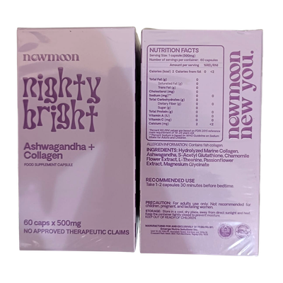 Newmoon Nighty Bright Collagen 60caps