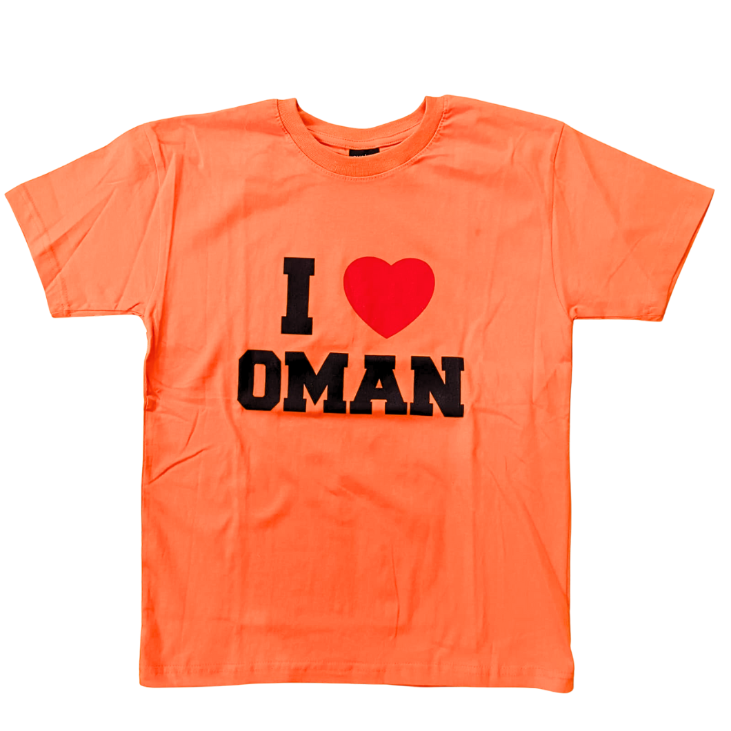I love Oman Tshirt - Orange