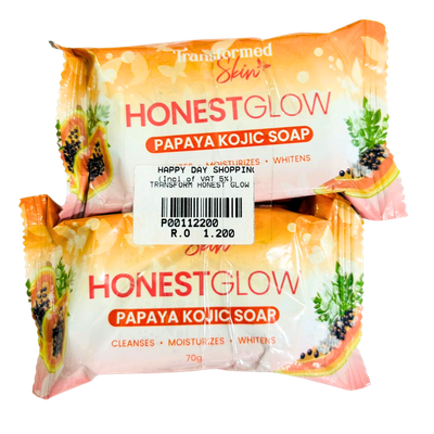 PROMO - Honest Glow Papaya Kojic Soap x2