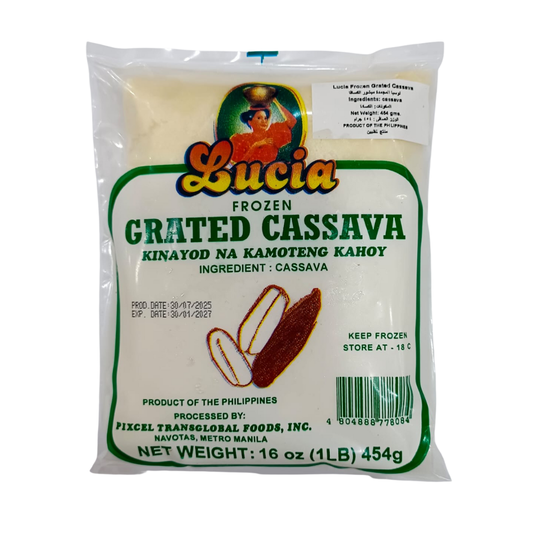 Lucia Frozen Grated Cassava 454g