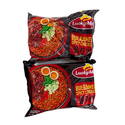 PROMO - Lucky Me Bulramen Spicy Chicken (2pcs - Pcs)