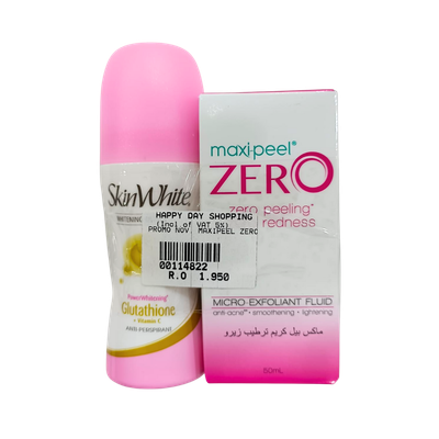 PROMO - Skin White Deodorant + Maxipeel Zero