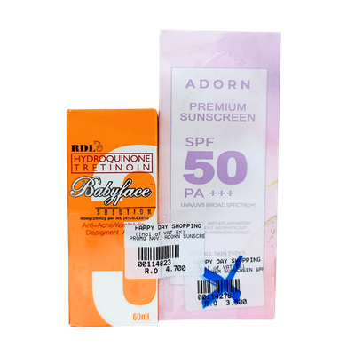 PROMO - RDL 3 + Adorn Sunscreen SPF50