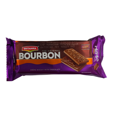 Britannia Bourbon Creme Biscuit with Choco 100g
