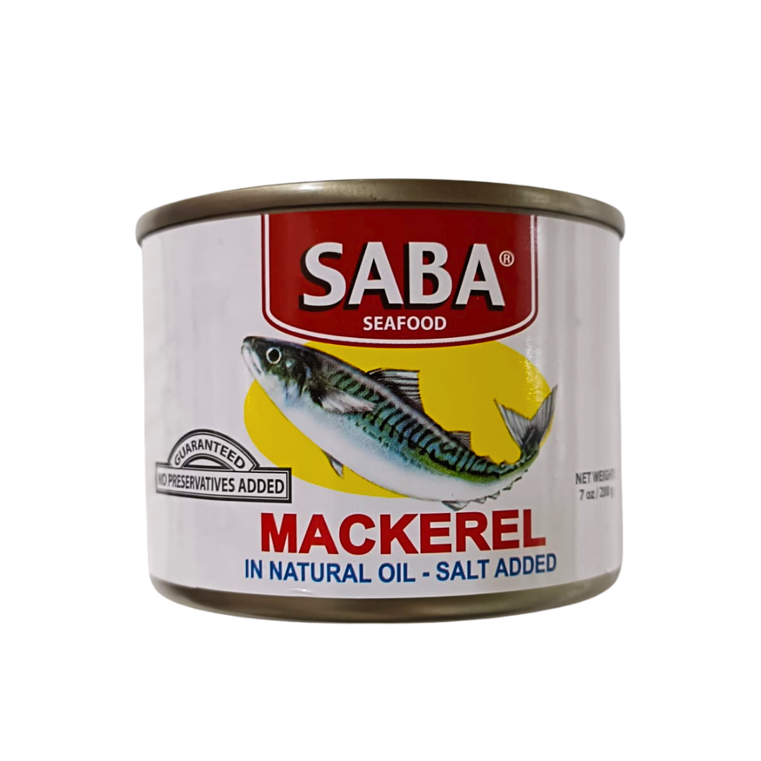 Saba Mackerel Natural Oil 200g