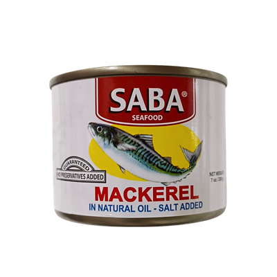 Saba Mackerel Natural Oil 200g