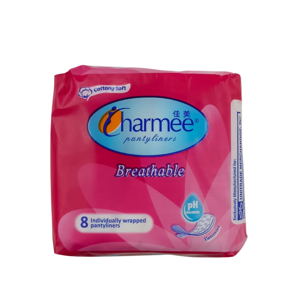 Charmee Breathable Pantyliner 8 Pads