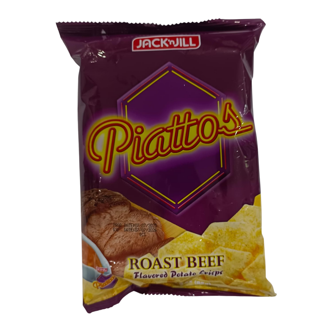 Piattos Roast Beef Flavored Potato Crisps 85g