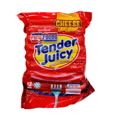 Purefoods Tender Juicy Hotdog (cheese) 500g