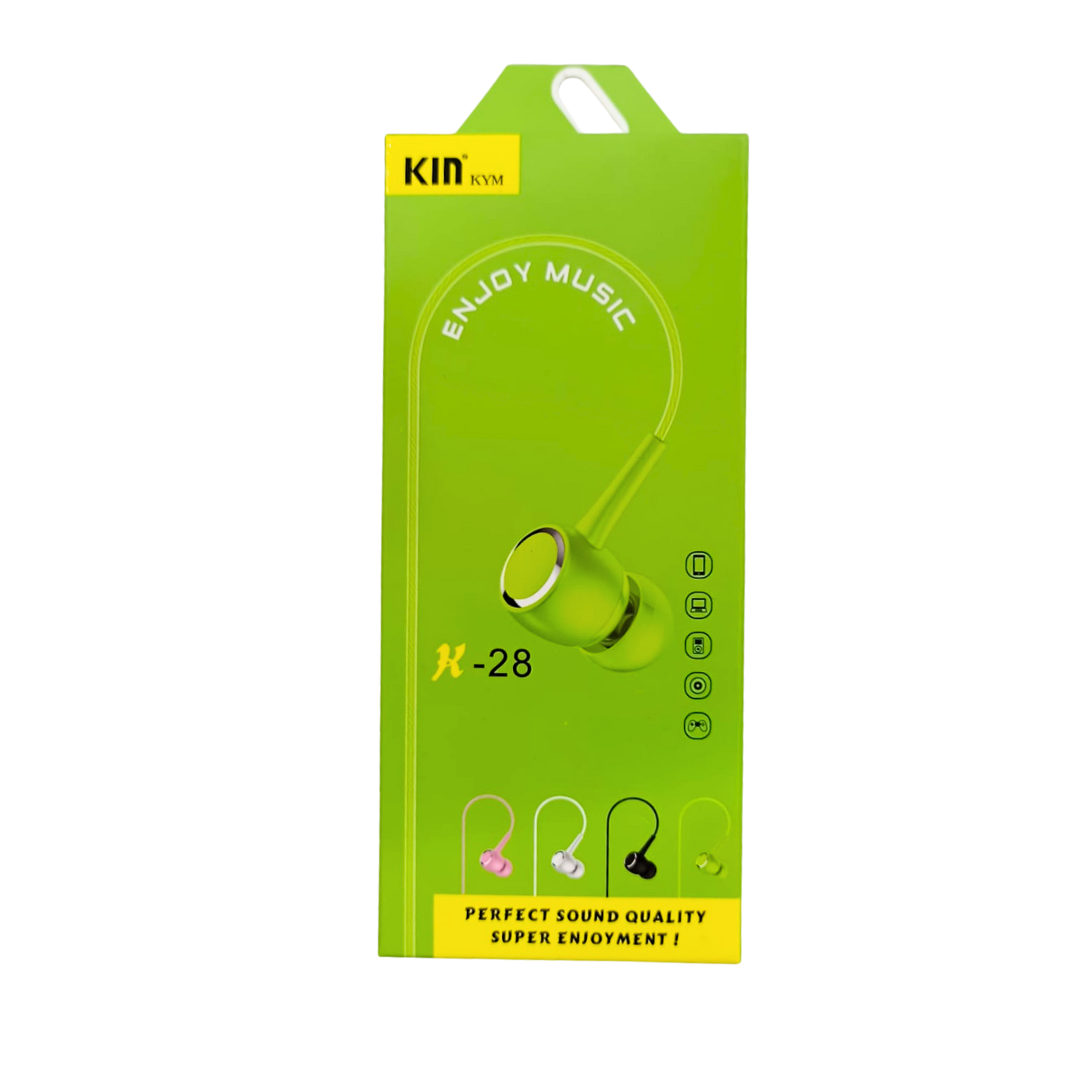 Kin KYM Earphones Green