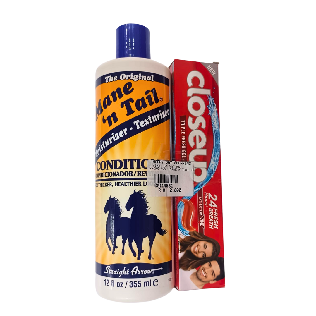 PROMO - Mane n Tail Conditioner + Closeup Toothpaste