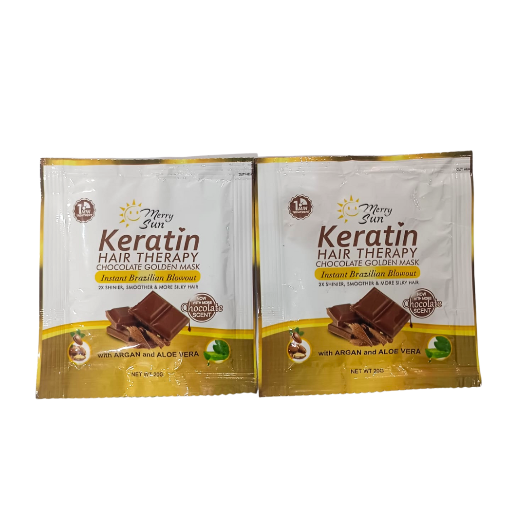 PROMO - Merry Sun Keratin Hair Therapy (Instant Brazillian Chocolate) x2