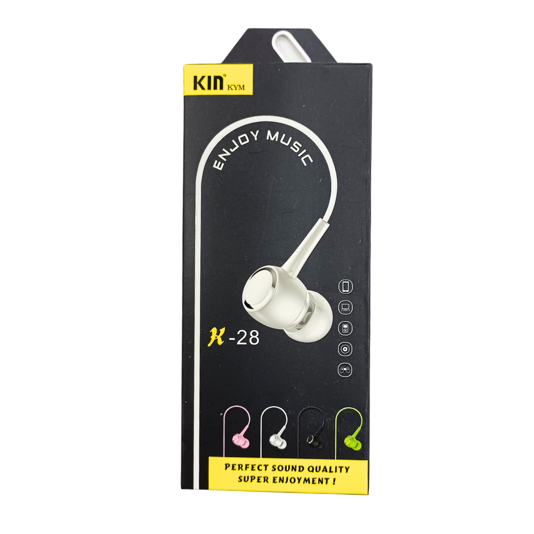 Kin KYM Earphones White