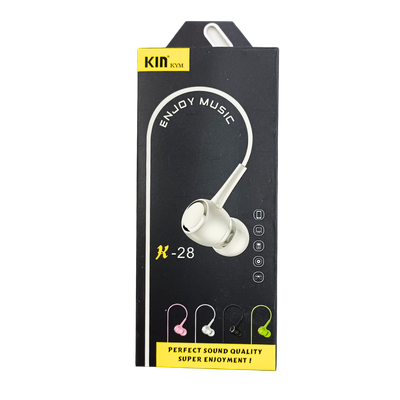 Kin KYM Earphones White