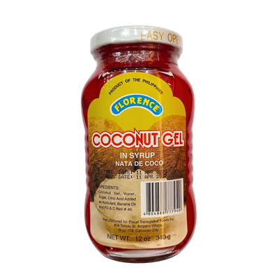 Florence Palm Nut Nata De Coco (red) 340g