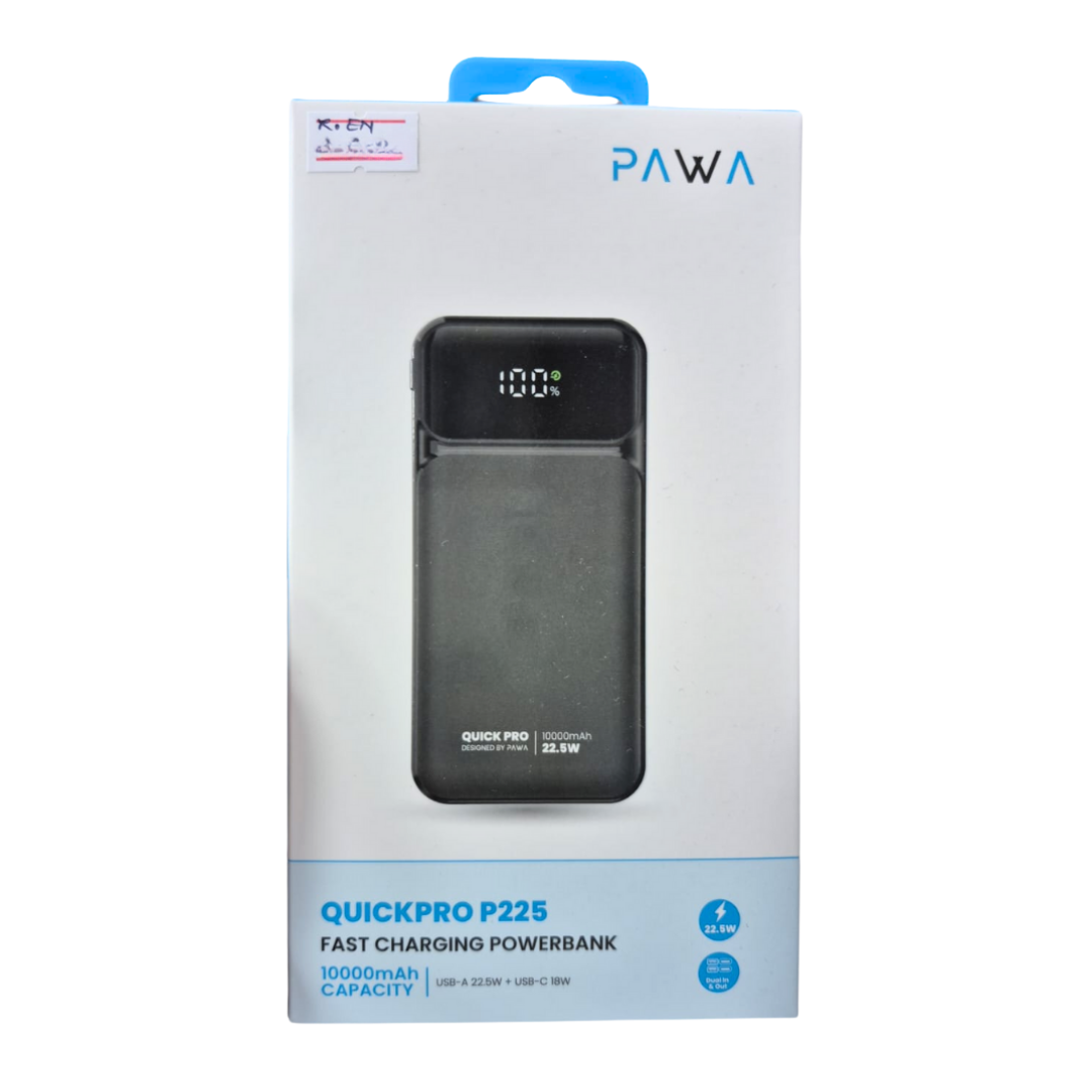 Pawa Power Bank QuickPro225 10000mAh