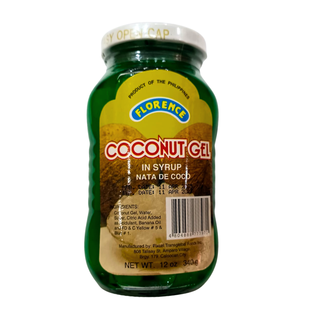 Florence Coconut Gel Nata De Coco Green 340g