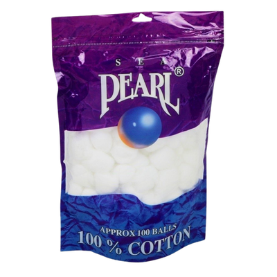Sea Pearl Cotton Balls 100 balls