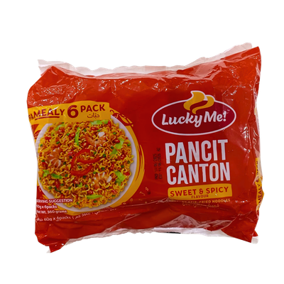 Lucky Me Pancit Canton Sweet&amp;Spicy (6pcs)