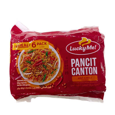 Lucky Me Pancit Canton Hot Chilli (6pcs)