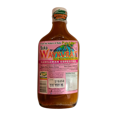 Suka Pinakurat Waykurat Spiced Natural Coconut Vinegar 250ml