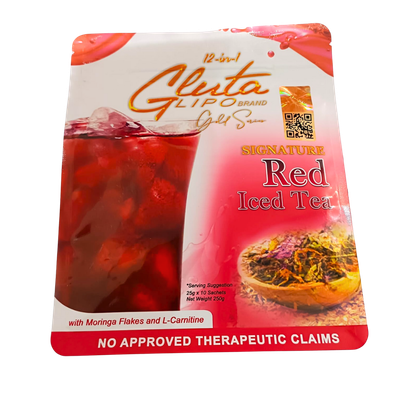 Gluta Lipo Red Iced Tea 25g x 10pcs